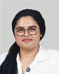 Dr. Hafsa Salim Daber,  Consultant General and Laparoscopic surgeon, lady Surgeon.