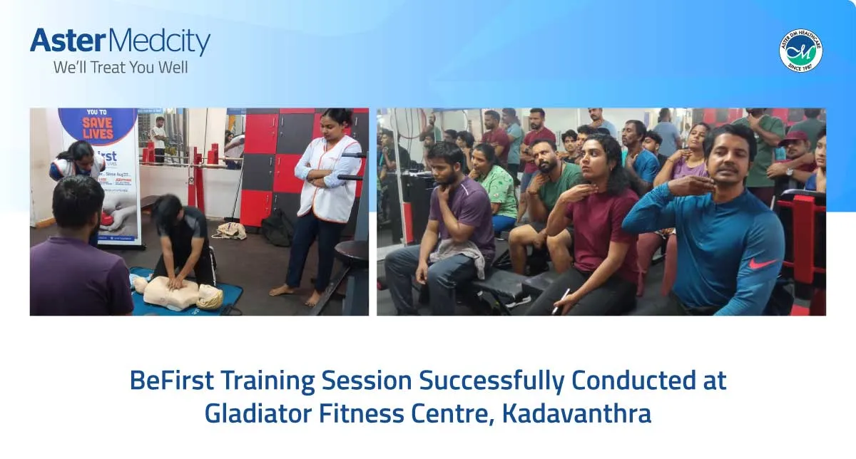 BeFirst Training Session Successfully Conducted at Gladiator Fitness Centre, Kadavanthra